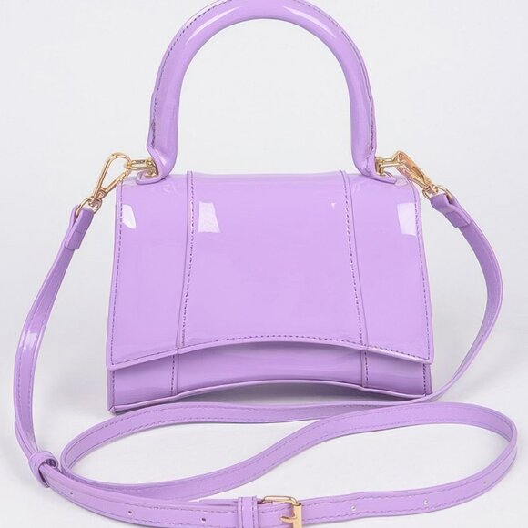 Enamel Top Handle Bag - Picture 4 of 6